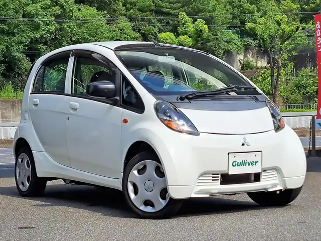 三菱 ｉ ＭｉＥＶ M 大阪府 2012(平24)年 7.2万km ホワイト /禁煙車//社外HDDナビ【VIE-X08S】/・フルTV/DVD/CD/SD//ETC//純正マット・バイザー//キーレス//充電機車載