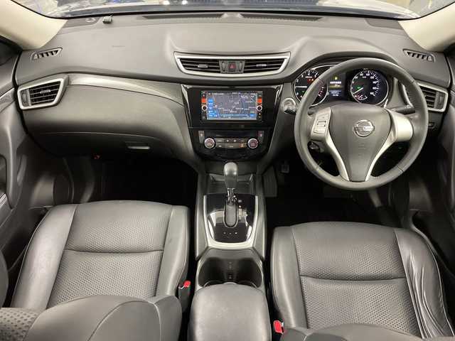日産 エクストレイル 20X 道央・札幌 2014(平26)年 4.1万km ダイヤモンドブラック ・4WD/・寒冷地仕様/・純正ナビ（CD＆DVD＆TV＆BT＆SD）/・バックカメラ/・シートヒーター/・ドアミラーヒーター/・プッシュスタート/・ステアリングスイッチ/・ハロゲンヘッドライト/・スマートキー