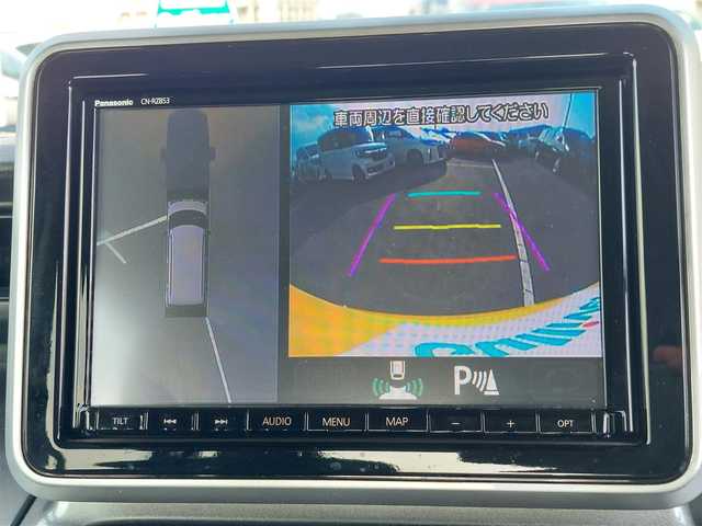 スズキ スペーシア ギア HYBRID XZ 東京都 2018(平30)年 3.3万km アクティブイエロー/ガンメタリック2トーン 純正8インチナビ/全方位モニター/ビルトインETC/ドライブレコーダー/ヘッドアップディスプレイ/両側パワースライドドア/シートヒーター/衝突軽減ブレーキ/レーンキープアシスト/コーナーセンサー/アイドリングストップ/ルーフレール/スマートキー/LEDヘッドライト