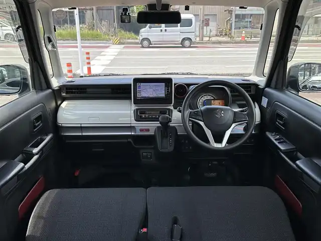 スズキ スペーシア HYBRID X 三重県 2018(平30)年 7.7万km ブルーイッシュブラックパール3 スズキセーフティサポート/ストラダナビ/　・フルセグ/　・Ｂｌｕｅｔｏｏｔｈ/　・ＤＶＤ/　・ＣＤ/　・録音/全方位カメラ/両側パワースライドドア/Ｄ席シートヒーター/スマートキー/プッシュスタート/ソナーセンサー/オートリトラクタブルミラー/ドライブレコーダー/ビルトインＥＴＣ