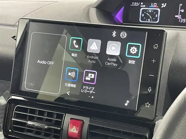 ダイハツ タント カスタム RS 福島県 2022(令4)年 1.4万km ブラックマイカメタリック/レーザーブルークリスタルシャイン 2トーン 純正ディスプレイオーディオ　パノラマモニター　スマートアシスト３　レーダークルーズコントロール　ビルトインＥＴＣ　シートヒーター　ドラレコ　両側パワースライドドア　ＬＥＤヘッドライト　オートライト