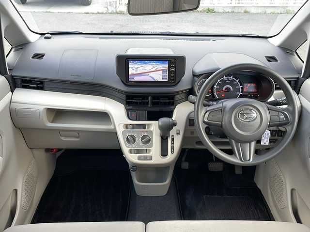 ダイハツ ムーヴ L SA 山梨県 2015(平27)年 4.9万km ディープブルークリスタルマイカ スマートアシスト/　・衝突回避支援ブレーキ/純正メモリナビ/　(CD/USB/SD)/シートヒーター/純正14インチアルミホイール/純正フロアマット/コーナーセンサー/4WD/リモコンキー/ETC