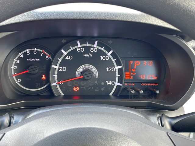 ダイハツ ムーヴ L SA 山梨県 2015(平27)年 4.9万km ディープブルークリスタルマイカ スマートアシスト/　・衝突回避支援ブレーキ/純正メモリナビ/　(CD/USB/SD)/シートヒーター/純正14インチアルミホイール/純正フロアマット/コーナーセンサー/4WD/リモコンキー/ETC