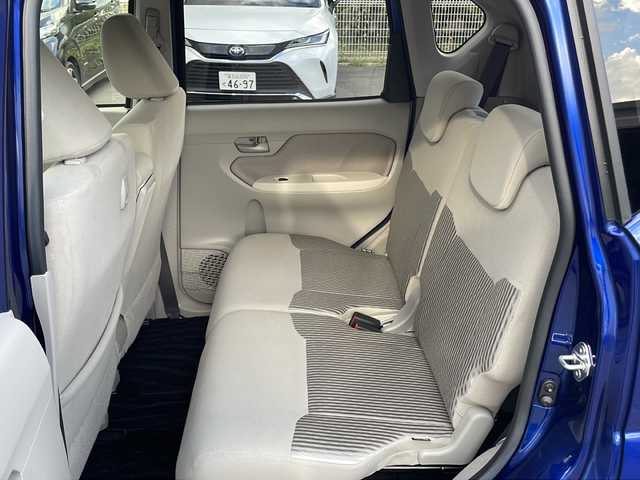 ダイハツ ムーヴ L SA 山梨県 2015(平27)年 4.9万km ディープブルークリスタルマイカ スマートアシスト/　・衝突回避支援ブレーキ/純正メモリナビ/　(CD/USB/SD)/シートヒーター/純正14インチアルミホイール/純正フロアマット/コーナーセンサー/4WD/リモコンキー/ETC