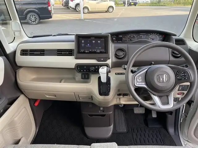 ホンダ Ｎ ＢＯＸ G L ホンダセンシング 青森県 2019(平31)年 5.2万km プラチナホワイトパール ４WD/社外ナビ/フルセグTV/CD/DVD/BT/片側パワースライドドア/ETC/レーンアシスト/衝突被害軽減システム/クルーズコントロール/LEDヘッドライト/オートライト/14インチ社外AW付サマータイヤ積込