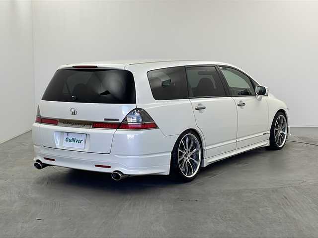 ホンダ オデッセイ アブソルート 栃木県 2007(平19)年 10.8万km プレミアムホワイトパール 純正ナビ/（CD/DVD/AM/FM）/クルーズコントロール/ステアリングスイッチ/電動格納ミラー/ETC/バックカメラ/社外19インチホイール/純正フロアマット/リモコンキー/スペアキー