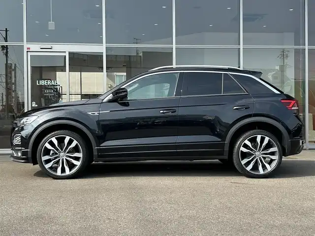 フォルクスワーゲン Ｔ－ロック TDI Rライン 岐阜県 2020(令2)年 4万km ディープブラックパールエフェクト ワンオーナー/純正ナビ/アダプティブズクルーズコントロール/レーンキープアシストシステム/ハイビームアシスト/リアビューカメラ/オートホールド機能/パワーテールゲート/前後ドライブレコーダー/ブラインドスポットディテクション/パークディスタンスコントロール