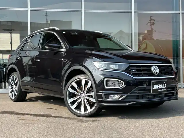 フォルクスワーゲン Ｔ－ロック TDI Rライン 岐阜県 2020(令2)年 4万km ディープブラックパールエフェクト ワンオーナー/純正ナビ/アダプティブズクルーズコントロール/レーンキープアシストシステム/ハイビームアシスト/リアビューカメラ/オートホールド機能/パワーテールゲート/前後ドライブレコーダー/ブラインドスポットディテクション/パークディスタンスコントロール