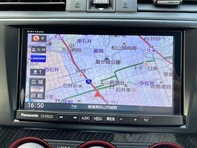スバル ＷＲＸ ＳＴＩ STI 愛媛県 2016(平28)年 5.7万km WRブルーパール 社外ナビ（CN-RS02D）/・フルセグ/BT/CD/DVD/バックカメラ/ETC/ハーフレザーシート/ウィンカーミラー/オートライト/フォグランプ/純正18インチAW（STI）/スマートキー/プッシュスタート