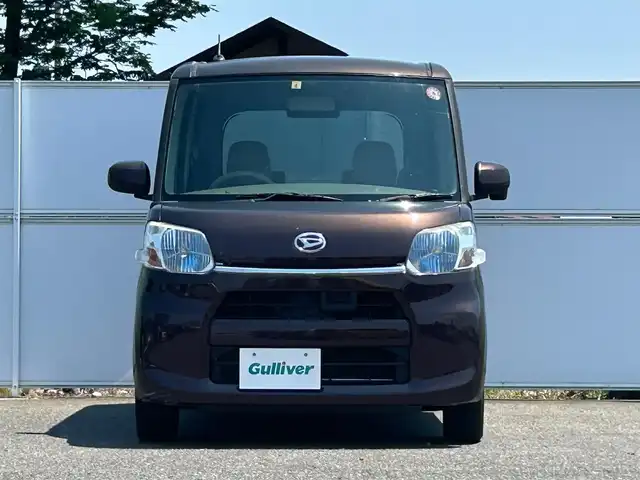 ダイハツ タント X SA 岩手県 2014(平26)年 10.5万km プラムブラウンクリスタルマイカ 4WD/社外メモリナビ/　CD/DVD/BT/フルセグTV/バックカメラ/片側パワースライドドア/社外14インチアルミホイール/スマートキー