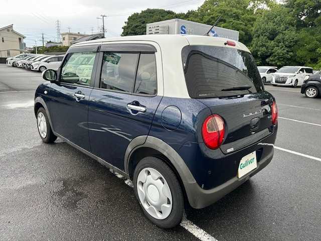 スズキ ラパン モード 大阪府 2020(令2)年 4.2万km ノクターンブルーパール/ホワイト 2トーンルーフ ワンオーナー/衝突被害軽減システム/レーンキープアシスト/コーナーセンサー/横滑り防止装置/盗難防止装置/ABS/アイドリングストップ/オートライト/純正フロアマット/シートヒーター/スマートキー×2/LEDヘッドライト