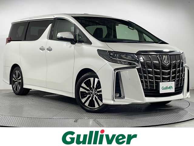 トヨタ アルファード S Cパッケージ 広島県 2019(令1)年 5.9万km ホワイトパールクリスタルシャイン ツインムーンルーフ/メーカー9型ナビ/JBLプレミアムサウンド/パノラミックビューモニター/三眼LEDヘッドランプ/デジタルインナーミラー/ブラインドスポットモニター/両側パワースライドドア/パワーバックドア/パワーシート/ポジションメモリー/シートヒーター/ベンチレーション/ステアリングヒーター/パワーオットマン/セーフティセンス/・プリクラッシュセーフティ/・レーントレーシングアシスト/・アダプティブハイビーム/・レーダークルーズコントロール/クリアランスソナー/パーキングサポートブレーキ/純正18インチAW/ETC2.0/ドライブレコーダー