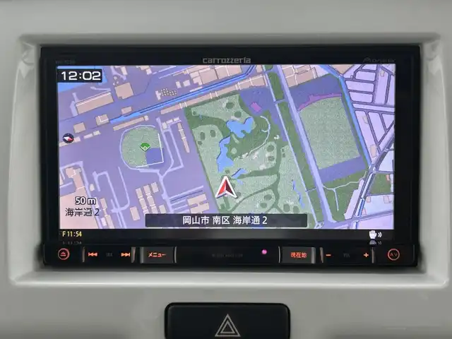 スズキ ハスラー G 岡山県 2017(平29)年 4.3万km ムーンライトバイオレットパールメタリック/ホワイト2トーンルーフ 社外7インチメモリーナビ/型番:AVIC-RZ300/【CD/DVD/ワンセグTV】/前席シートヒーター/社外ドライブレコーダー/社外LEDヘッドライト/スペアキー/ETC/プッシュスタート/衝突被害軽減システム/踏み間違い防止/アイドリングストップ/ISOFIX/チルトステアリング/シートリフター/ドアバイザー/新車保証書/取扱説明書