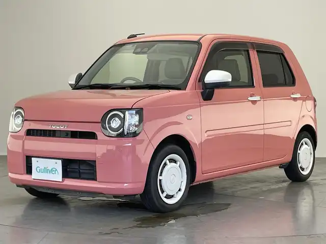 ダイハツ ミラ トコット G SA Ⅲ 愛知県 2018(平30)年 4.3万km ジューシーピンクM 純正ナビ　全方位カメラ　シートヒーター　禁煙車　フルセグＴＶ　Ｂｌｕｅｔｏｏｔｈ　ＵＳＢ　ＤＶＤ　ＥＴＣ　スマアシIII　衝突軽減　車線逸脱　ＬＥＤオートライト　リヤパーキングセンサー　プッシュスタート
