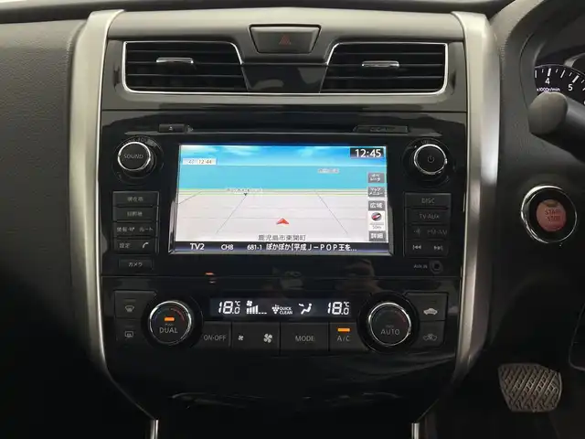 日産 ティアナ XV ナビAVMパッケージ 鹿児島県 2017(平29)年 5.8万km ブリリアントホワイトパール 純正メーカーナビ/スマートキー/クルーズコントロール/DVD/ワンセグ/CD/レザーシート/シートヒーター/ドライブレコーダー/パワーシート/純正17アルミ/前後コーナーセンサー/衝突軽減ブレーキ