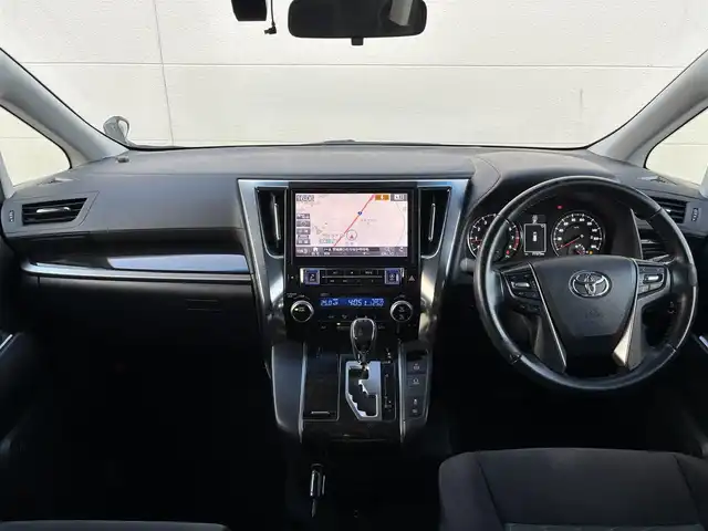 トヨタ アルファード S Aパッケージ 茨城県 2015(平27)年 7.8万km ブラック 純正メモリナビ/　(CD/DVD/Bluetooth/フルセグTV)/バックカメラ/前方ドライブレコーダー/クルーズコントロール/両側パワースライドドア/ETC/LEDヘッドライト/社外16インチアルミホイール/オットマン/W(後席)エアコン/W+サイドエアバッグ/パワーステアリング/オートライト