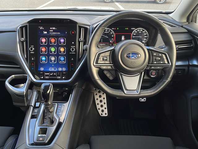 スバル レヴォーグ 1．8GT－H EX 島根県 2021(令3)年 3.2万km クリスタルホワイトP メーカーナビゲーション/フルセグ BT/レーダークルーズコントロール/パドルシフト/バックカメラ/D/N席パワーシート/シートヒーター/電子パーキング/社外前方ドライブレコーダー(ZDR-012)/AUTOライト/LEDヘッドライト/フォグライト/革巻きステアリング/ステアリングリモコン/ETC/電動格納ミラー/ウィンカーミラー/ISOFIX/ドアバイザー/純正18インチアルミホイール