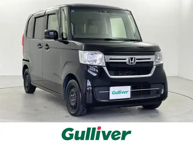 ホンダ Ｎ ＢＯＸ L 福井県 2021(令3)年 4.5万km クリスタルブラックパール 純正ディラーオプションナビ【VXM-214VFi】/CD/DVD/フルセグTV/Bluetooth/USB/SD/AUX/バックカメラ/ビルトインETC/Honda SENSING/レーンキープアシスト/クルーズコントロール/オートライト/クリアランスソナー/片側パワースライドドア/プッシュスタート/ステアリングリモコン/ステアリングチルド機構/ウィンカー・電動格納式ミラー/サイドバイザー/純正フロアマット