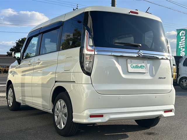 スズキ ソリオ G 香川県 2022(令4)年 4.9万km ピュアホワイトP 純正ナビ（フルセグTV/CD/DVD/BT）/バックカメラ/デジタルインナーミラー/両側スライドドア/コーナーセンサー/オートライト/ビルトインＥＴＣ/4WD