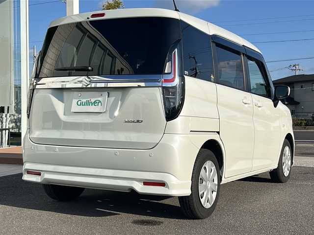 スズキ ソリオ G 香川県 2022(令4)年 4.9万km ピュアホワイトP 純正ナビ（フルセグTV/CD/DVD/BT）/バックカメラ/デジタルインナーミラー/両側スライドドア/コーナーセンサー/オートライト/ビルトインＥＴＣ/4WD