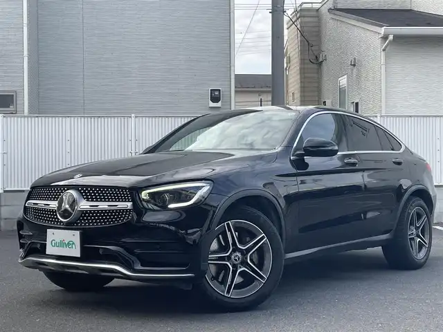 メルセデス・ベンツ ＧＬＣ２２０ d 4マチック クーペ AMGライン 福島県 2020(令2)年 4.8万km オブシディアンブラック レザーEXC-パッケージ/本革レッド/ブラックシート/ヘッドアップディスプレイ/純正19inツインスポークAW/ガラススライディングルーフ/デジタルコックピットディスプレイ/ブルメスターサウンド/ブラックアッシュウッドインテリアトリム/純正ドライブレコーダー前後/アクティブブレーキアシスト/ブラインドスポットアシスト/道路標識アシスト/アクティブレーンキーピングアシスト/レーダークルーズコントロール/パドルシフト/パワーバックドア/D/N席パワーシート/シートヒーター/取扱説明書/保証書/スペアキー1