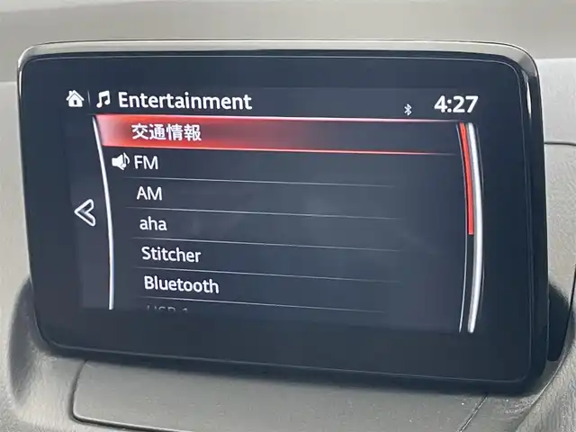 マツダ デミオ 13S ツーリング Lパッケージ 愛知県 2018(平30)年 4.7万km ソウルレッドクリスタルM 純正ナビ　フルセグＴＶ　バックカメラ　ハーフレザー白革　シートヒーター　パーキングセンサー　ＢＳＭ　ＨＵＤ　衝突軽減　車線逸脱　ＬＥＤオートライト　Ｂｌｕｅｔｏｏｔｈ　ＤＶＤ　ＵＳＢ　ＡＵＸ　禁煙車