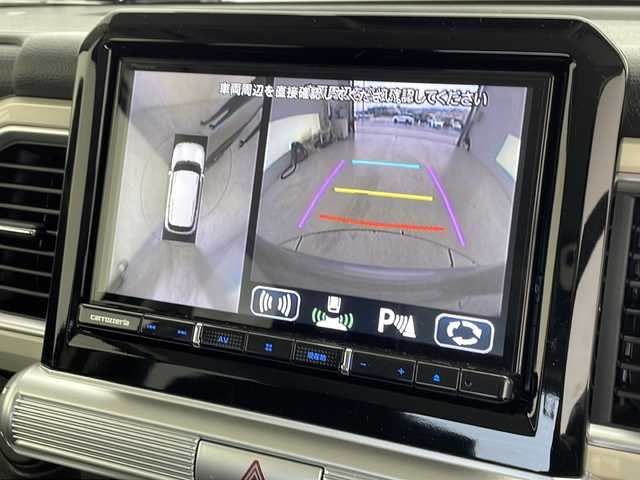 スズキ クロスビー HYBRID MZ 愛知県 2024(令6)年 0.5万km キャラバンアイボリーパールメタリック/ホワイト 2トーンルーフ 衝突被害軽減ブレーキ/社外8インチSDナビ　ナビあり/全方位カメラ/レーダークルーズコントロール/シートヒーター/フルセグTV/CD DVD/Bluetooth/バックカメラ/コーナーセンサー/純正アルミホイール/LEDヘッドライト/オートマチックハイビーム/パドルシフト/ドライブレコーダー/ETC/ステアリングスイッチ/スマートキー/プッシュスタート