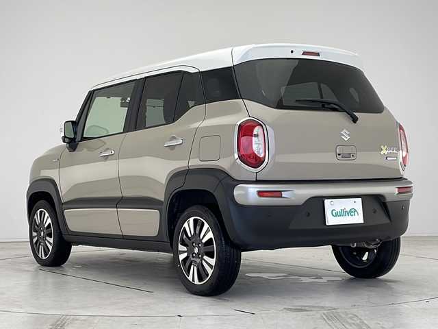 スズキ クロスビー HYBRID MZ 愛知県 2024(令6)年 0.5万km キャラバンアイボリーパールメタリック/ホワイト 2トーンルーフ 衝突被害軽減ブレーキ/社外8インチSDナビ　ナビあり/全方位カメラ/レーダークルーズコントロール/シートヒーター/フルセグTV/CD DVD/Bluetooth/バックカメラ/コーナーセンサー/純正アルミホイール/LEDヘッドライト/オートマチックハイビーム/パドルシフト/ドライブレコーダー/ETC/ステアリングスイッチ/スマートキー/プッシュスタート