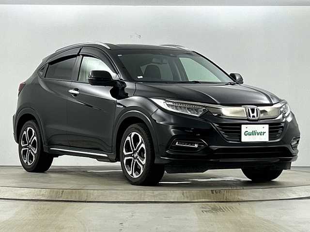 ホンダ ヴェゼル ハイブリッド Z ホンダセンシング 愛知県 2020(令2)年 3.7万km クリスタルブラックパール ワンオーナー/禁煙車/純正7インチナビ/（CD/DVD/Bluetooth/フルセグTV)/バックカメラ/ホンダセンシング/・衝突軽減ブレーキ/・レーンキープアシスト/・誤発進抑制機能/ETC/シートヒーター/ルーフレール/パドルシフト/LEDヘッドライト/純正17インチアルミホイール/スマートキー/純正フロアマット