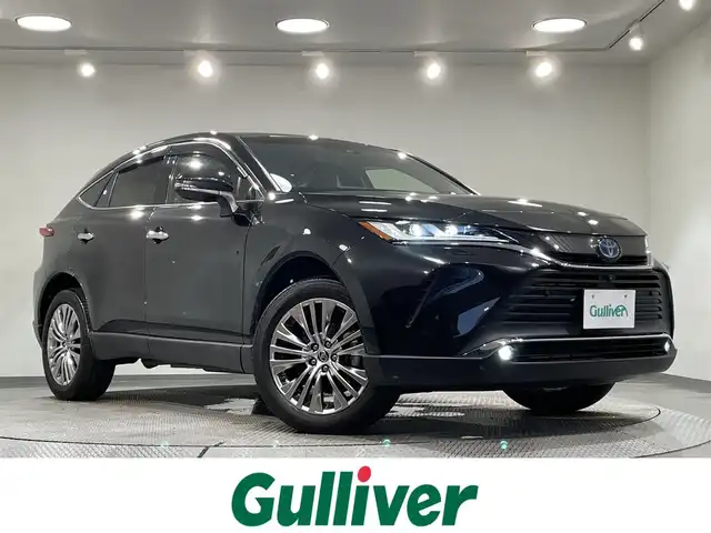 トヨタ ハリアー ハイブリッド Z レザーパッケージ 愛知県 2020(令2)年 3.5万km プレシャスブラックパール 純正１２．３インチナビ/(Bluetooth/AM/FM/USB/Miracast/AUX/フルセグTV/CarPlay)/トヨタセーフティセンス　/　　-プリクラッシュセーフティ/　　-レーントレーニングアシスト/　　-レーダークルーズコントロール/　　-アダプティブハイビームシステム/　　-ロードサインアシスト/デジタルインナーミラー　/ビルトインＥＴＣ２．０　/ヘッドアップディスプレイ　/ブラインドスポットモニター/先行車発進お知らせ/クリアランスソナー/シートベンチレーション/シートヒーター　/ステアリングヒーター/メモリー機能付パワーシート/黒レザーシート/LEDヘッドライト/LEDフォグランプ