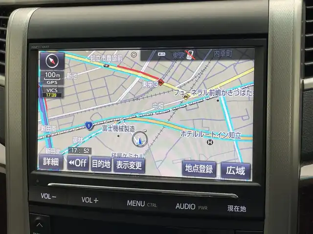 トヨタ ヴェルファイア 2．4Z 愛知県 2014(平26)年 7.5万km ホワイトパールクリスタルシャイン 純正９型ナビ　純正後席モニター　禁煙車　フルセグＴＶ　ＤＶＤ　両側パワスラ　ＷＥＤＳ１７インチＡＷ　コーナーセンサー　ＥＴＣ　バックカメラ　オットマン HIDヘッドライト　オートライト　フォグランプ