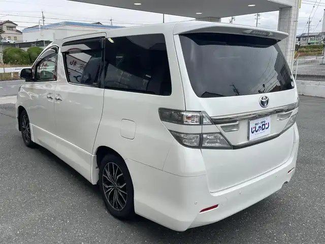 トヨタ ヴェルファイア 2．4Z 愛知県 2014(平26)年 7.5万km ホワイトパールクリスタルシャイン 【(株)IDOMが運営する【じしゃロン豊川店】の自社ローン対象車両になります。こちらは現金ご利用時の価格です。自社ローンご希望の方は別途その旨お申付け下さい。】/純正９型ナビ　純正後席モニター　禁煙車　フルセグＴＶ　ＤＶＤ　両側パワスラ　ＷＥＤＳ１７インチＡＷ　コーナーセンサー　ＥＴＣ　バックカメラ　オットマン HIDヘッドライト　オートライト　フォグランプ