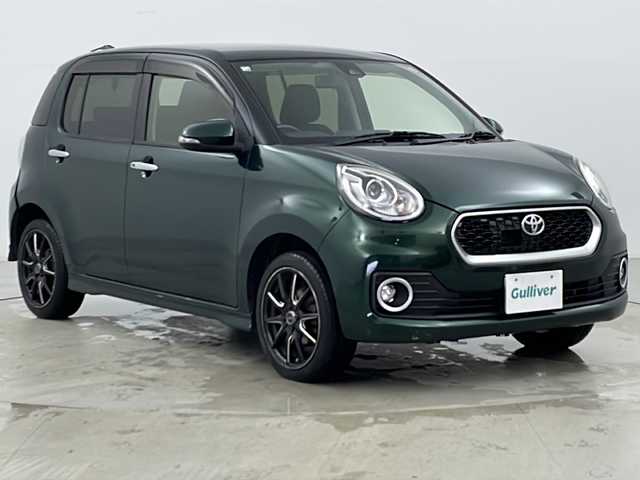 トヨタ パッソ モーダ　S 道央・札幌 2016(平28)年 7.4万km ダークエメラルドマイカ ・4WD/・ワンオーナー/・寒冷地仕様/・社外ナビ&BT&CD&DVD&BD&USB&iPod&SD/・バックカメラ/・D席シートヒーター/・衝突被害軽減ブレーキ/・横滑り防止装置/・アイドリングストップ/・nanoe/・純正フロアマット/・ステアリングスイッチ/・LEDヘッドライト/・オートライト/・スマートキー/・純正エンジンスターター/・純正AW冬タイヤ積込/・保証書/・取扱説明書