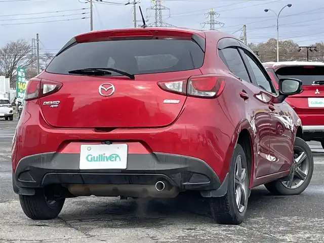 マツダ デミオ XD ツーリング Lパッケージ 道央・札幌 2014(平26)年 12.3万km ソウルレッドプレミアムメタリック ４WD/純正メモリーナビ/AM/FM/BT/CD/DVD/フルセグ/衝突被害軽減ブレーキ/横滑り防止装置/クルーズコントロール/ビルトインETC/アイドリングストップ/ハーフレザーシート/革巻きステアリング/ステアリングリモコン/パドルシフト/MTモード付AT/プッシュスタート/スマートキー/LEDヘッドライト/オートライト/フォグランプ/電動格納ミラー/ウィンカーミラー/純正フロアマット/ドアバイザー/スペアキー