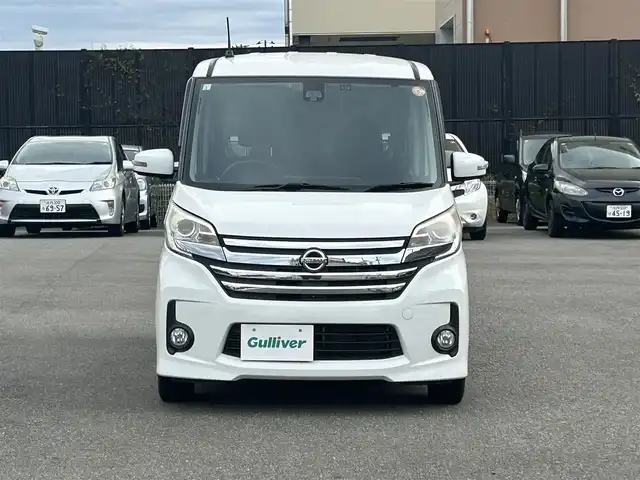 日産 デイズ ルークス HWS X Vセレ +SeftyⅡ 山形県 2015(平27)年 8.1万km ホワイトパール 衝突被害軽減システム/純正SDナビ/　　【CD DVD BT フルセグ USB AUX MSV】/アラウンドビューモニター/パワースライドドア/HIDヘッドライト/アイドリングストップ/インテリジェントルームミラー/電動格納ウィンカーミラー/フォグランプ/純正フロアマット/ドアバイザ―/スマートキー/スペアキー/ETC