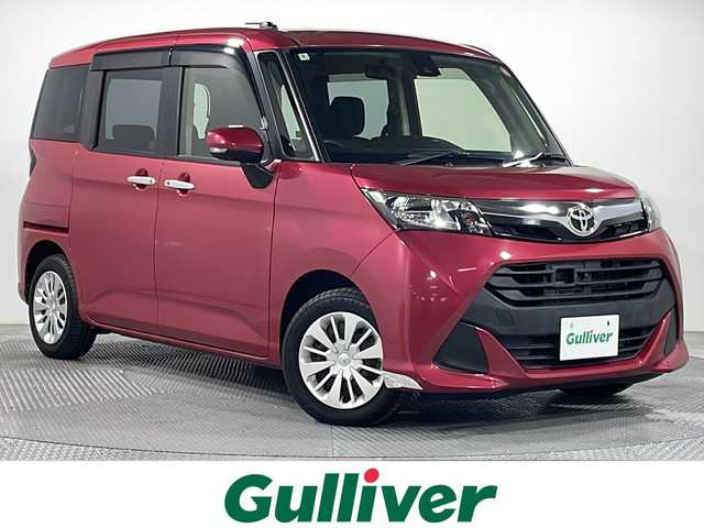 トヨタ タンク G S 広島県 2018(平30)年 2.6万km マゼンタベリーマイカM パノラミックビューモニター/両側パワースライドドア/社外ナビ（Bluetooth/フルセグTV）/衝突軽減ブレーキ/車線逸脱警報/誤発進抑制機能/リヤコーナーセンサー/クルーズコントロール/LEDヘッドランプ/オートライト/ETC/スマートキー