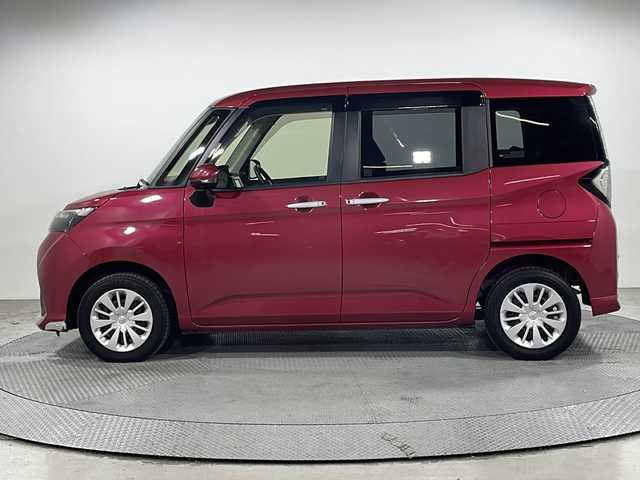 トヨタ タンク G S 広島県 2018(平30)年 2.6万km マゼンタベリーマイカM パノラミックビューモニター/両側パワースライドドア/社外ナビ（Bluetooth/フルセグTV）/衝突軽減ブレーキ/車線逸脱警報/誤発進抑制機能/リヤコーナーセンサー/クルーズコントロール/LEDヘッドランプ/オートライト/ETC/スマートキー