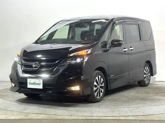 日産 セレナ ハイウェイスター Vセレクション 大阪府 2018(平30)年 2.4万km ダイヤモンドブラック ProPILOT 純正9incナビTV 360カメラ 11incフリップダウンモニター デジタルインナーミラー レーダーC 衝突軽減B レーンアシスト 両側パワースライドドア パークアシスト クリアランスソナー 前後ドライブレコーダー