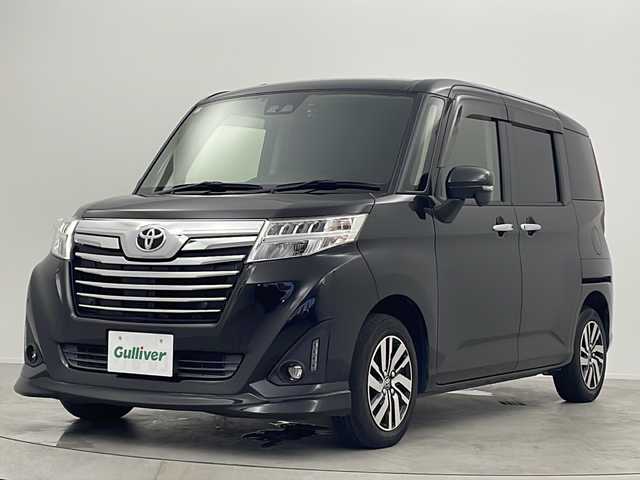 トヨタ ルーミー カスタムG 大阪府 2020(令2)年 4.1万km ブラックマイカメタリック 社外SDナビ/・フルセグTV/・BT　AUDIO/トヨタセーフティーセンス/ETC/両側パワースライドドア/ドライブレコーダー/LEDヘッドライト/プッシュスタート /スマートキー