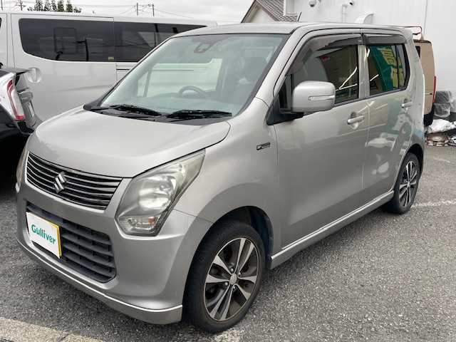 スズキ ワゴンＲ 20周年記念車 神奈川県 2013(平25)年 6.2万km スチールシルバーM 純正メモリナビ/バックカメラ/プッシュスタート/ETC/純正アルミホイール/TVKIT/取扱説明書