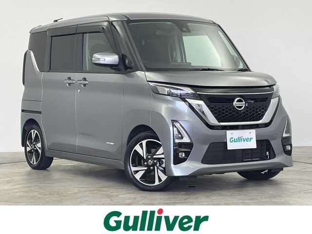 日産 ルークス HWS Gターボ プロパイロットED 群馬県 2023(令5)年 5.6万km チタニウムグレーメタリック 純正７インチナビ　アラウンドビューモニター　両側パワースライドドア　ＬＥＤライト　ベンチシート　純正１５インチＡＷ　ステアリングリモコン　ドライブレコーダー　ＥＴＣ２．０　スマートキー　禁煙車