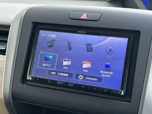 ホンダ フリード G ホンダセンシング 静岡県 2017(平29)年 2.3万km ホワイトオーキッドパール 社外7インチナビ/（FM/AM/Bluetooth/CD/DVD）/ホンダセンシング/クルーズコントロール/両側パワースライドドア/ETC/レーンキープアシスト/3列シート/チップアップシート/ドラレコ/スマートキー/プッシュスタート/エアバッグ/純正15AW