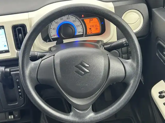 スズキ アルト S 熊本県 2014(平26)年 6万km グレースブルーパールメタリック 禁煙車　/純正ナビ（ＢＴ・フルセグ・ＵＳＢ）/バックカメラ　/衝突軽減ブレーキ　/横滑り防止　/アイドリングストップ　/電動格納ミラー/パワーウインドウ/パワーステアリング/純正フロアマット/リモコンキー　/スペアキー1本