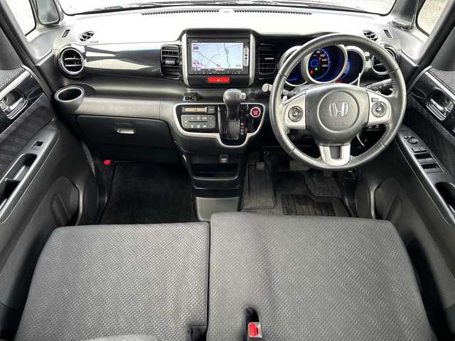 ホンダ Ｎ ＢＯＸ カスタム G ターボSSパッケージ 千葉県 2014(平26)年 8.1万km プレミアムディープロッソパール ミナビＶＸＭ－１４５ＶＳｉ　バックカメラ　ＥＴＣ　ワンセグＴＶ　Ｂｔ　ＣＤ　ＤＶＤ　両側パワースライドドア　パドルシフト　CTBA クルーズコントロール　マット　純正エアロ　純正アルミホイール　ＨＩＤ