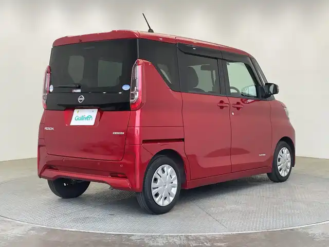 日産 ルークス 栃木県 2021(令3)年 1.3万km スパークリングレッドM 純正ナビ/(CD/DVD/フルセグTV/Bluetooth/MSV/SD/AUX/USB)/バックカメラ/全方位カメラ/エマージェンシーブレーキ/・車線逸脱警報/・先行車発進お知らせ機能/・道路標識表示/・ふらつき警報/ビルトインETC2.0/前方ドラレコ/片側パワースライドドア/禁煙車/オートライト/横滑り防止装置/スマートキー/プッシュスタート/アイドリングストップ/ステアリングスイッチ/ウィンカーミラー/電動格納ミラー/純正フロアマット