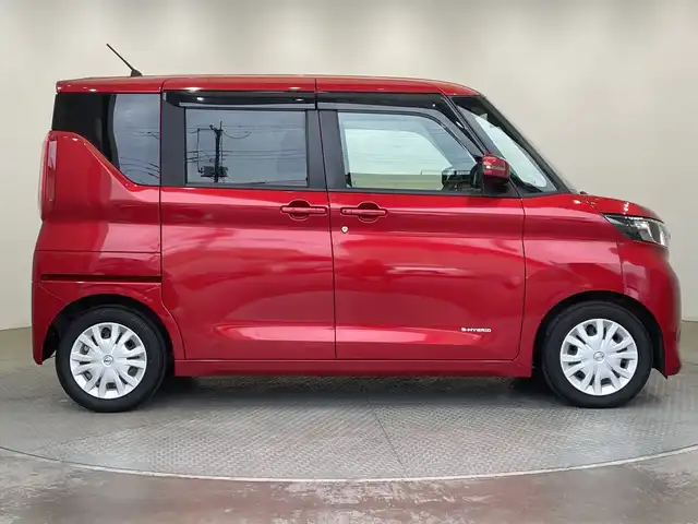 日産 ルークス 栃木県 2021(令3)年 1.3万km スパークリングレッドM 純正ナビ/(CD/DVD/フルセグTV/Bluetooth/MSV/SD/AUX/USB)/バックカメラ/全方位カメラ/エマージェンシーブレーキ/・車線逸脱警報/・先行車発進お知らせ機能/・道路標識表示/・ふらつき警報/ビルトインETC2.0/前方ドラレコ/片側パワースライドドア/禁煙車/オートライト/横滑り防止装置/スマートキー/プッシュスタート/アイドリングストップ/ステアリングスイッチ/ウィンカーミラー/電動格納ミラー/純正フロアマット