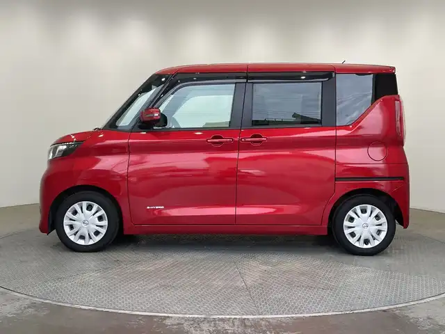日産 ルークス 栃木県 2021(令3)年 1.3万km スパークリングレッドM 純正ナビ/(CD/DVD/フルセグTV/Bluetooth/MSV/SD/AUX/USB)/バックカメラ/全方位カメラ/エマージェンシーブレーキ/・車線逸脱警報/・先行車発進お知らせ機能/・道路標識表示/・ふらつき警報/ビルトインETC2.0/前方ドラレコ/片側パワースライドドア/禁煙車/オートライト/横滑り防止装置/スマートキー/プッシュスタート/アイドリングストップ/ステアリングスイッチ/ウィンカーミラー/電動格納ミラー/純正フロアマット