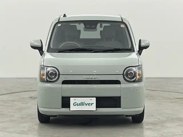 ダイハツ ミラ トコット G リミテッド SAⅢ 福岡県 2021(令3)年 4.6万km セラミックグリーンM 純正ナビ／フルセグＴＶ　/全方位カメラ　/ＥＴＣ　/前方ドライブレコーダー　/コーナーセンサー　/衝突軽減ブレーキ　/アイドリングストップ　/横滑り防止装置　/電動格納式ドアミラー　/シートヒーター　/プッシュスタート