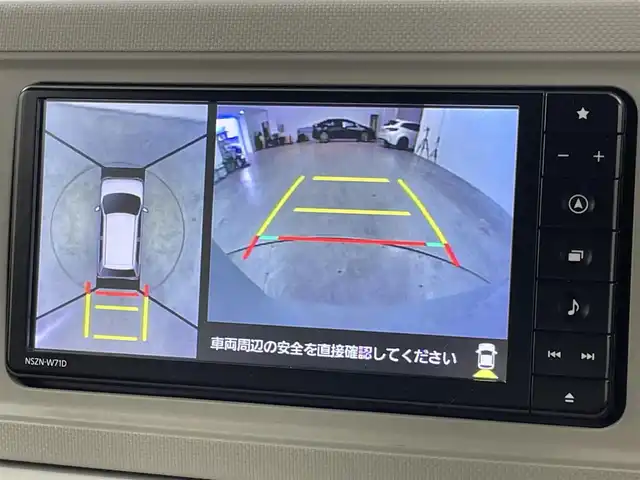 ダイハツ ミラ トコット G リミテッド SAⅢ 福岡県 2021(令3)年 4.6万km セラミックグリーンM 純正ナビ／フルセグＴＶ　/全方位カメラ　/ＥＴＣ　/前方ドライブレコーダー　/コーナーセンサー　/衝突軽減ブレーキ　/アイドリングストップ　/横滑り防止装置　/電動格納式ドアミラー　/シートヒーター　/プッシュスタート