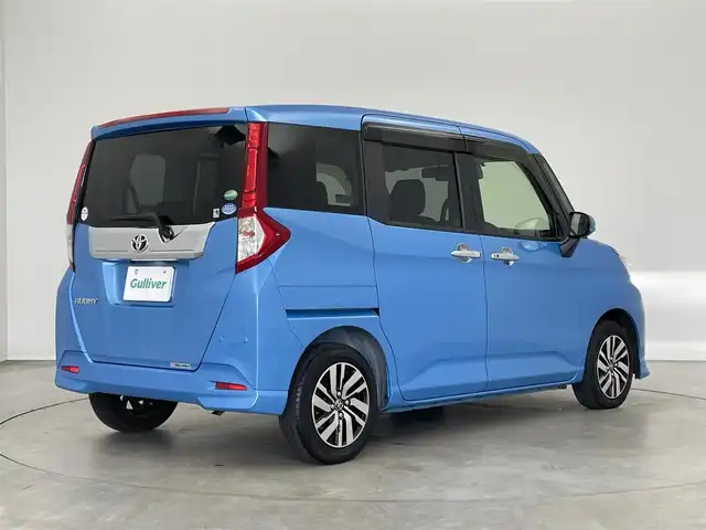 トヨタ ルーミー カスタムG 埼玉県 2019(令1)年 0.8万km ファインブルーマイカメタリック スマートアシスト　純正ナビ　バックカメラ　ビルトインＥＴＣ２．０　前後ドライブレコーダー　クルーズコントロール　両側パワースライドドア　純正アルミホイール　オートハイビーム　ＬＥＤヘッドライト　地デジ